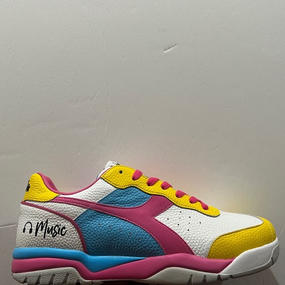 Diadora x DJ Luian, Maverick, Blue, White, Yellow & Pink - Picture 15 of 15